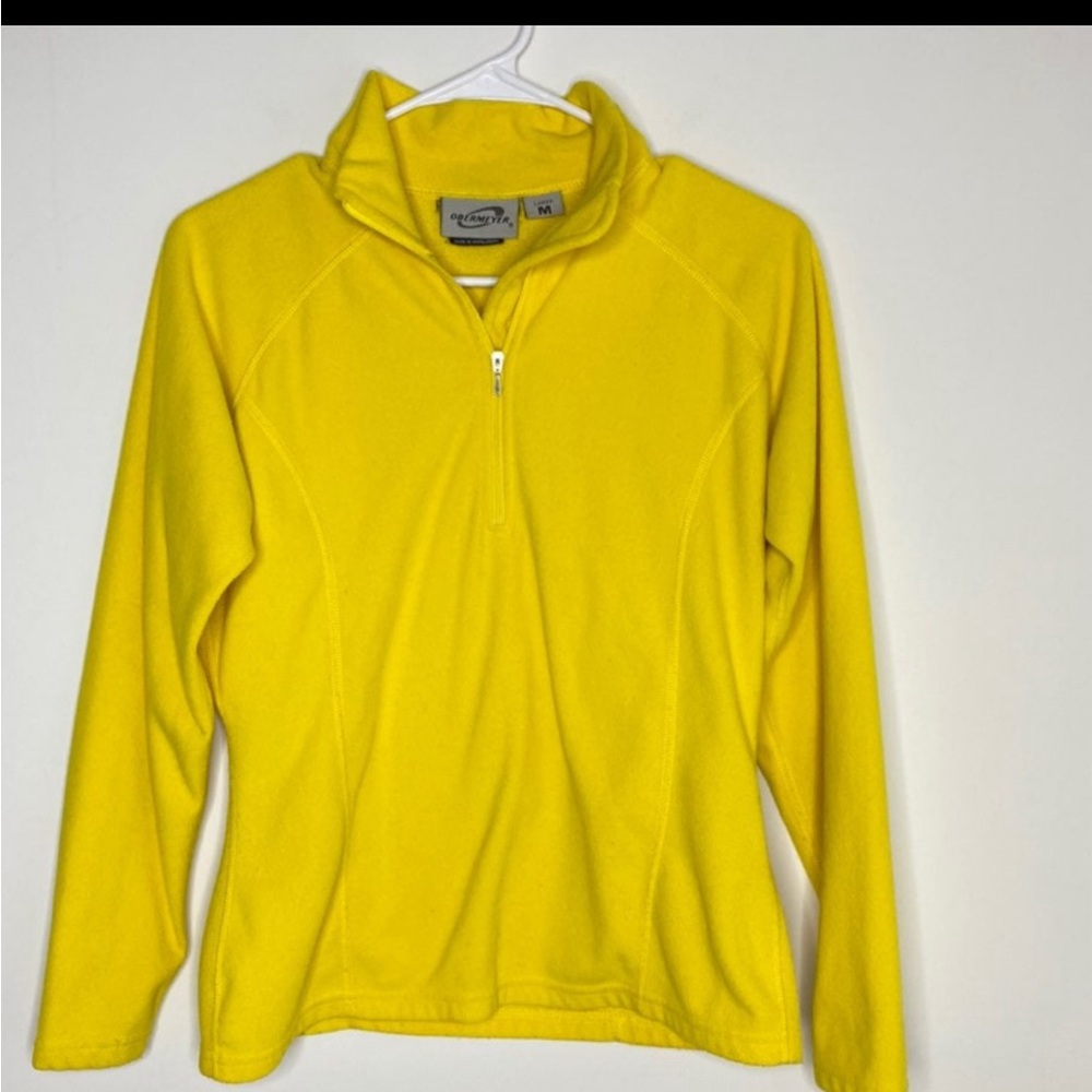 Obermeyer Yellow Quarter Zip Sweater